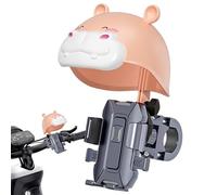 YAOPIU Supporto per smartphone per motociclo,Rotazione a 360 gradi con casco | Supporto per smartphone manubrio moto regolabile, per scooter strada di montagna, viaggio quotidiano, guida all'aperto