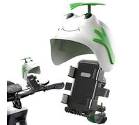YAOPIU Supporto per telefono per moto, casco con basse vibrazioni e impermeabile, supporto per telefono da bicicletta con parasole, per la maggior parte degli smartphone per navigare, scooter
