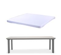 YAOPIU Tovaglietta Quadrata | Copritavolo Lavabile,Tovaglia Quadrata Antiscivolo 86x86 cm per Festa Picnic Campeggio Riunioni Cucina Soggiorno Aperitivo Matrimonio