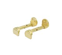 yaoqijie 2 pz/set Violino Placcatura Regolabile Rame Chinrest Morsetti for Violino 3/4 O 4/4 Viti In Metallo Violino Kit di Accessori lasting (Color : Gold)