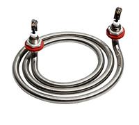yaoqijie Adatta for la zanzara for il tubo di riscaldamento elettrico Secchio Elemento riscaldatore anulare Elemento a due zampe Secchio elettrico Tube Tube Canna 3KW / 4KW. lasting(304SUS,220V_4KW)