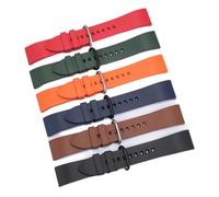 yaoqijie Cinturino in Gomma Fluoro 20 mm 22 mm 24 mm Cinturino per Orologio Impermeabile in Acciaio Inossidabile Fibbia per Ogni Marca Orologi Sportivi Cinturino Lasting, 20mm Black Buckle, agata