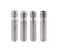 yaoqijie Gola metallica M6 Estremità filettata Heat Break Filamento 1.75/3mm V6 J-head Hotend Parti for stampante 3D lasting(1.75mm all metal)