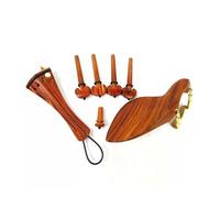 yaoqijie Kit violino 4/4 Raccordi in palissandro Cordiera for violino Mentoniera Pioli Puntale Vite Accessori for violino lasting