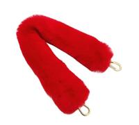 yaoqijie Manico in pelliccia sintetica Cinturino Portafoglio Accessori Borsa Catena Portafoglio di ricambio Tracolla Tracolla Tracolla Tracolla pelosa lasting ( Color : Red , Size : 120cm-Silver Hook