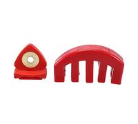 yaoqijie Muter for pratica in gomma mute for violino professionale for 4/4 3/4 1/2 Accessori for pratica violino viola lasting (Color : Red)