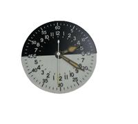 yaoqijie Orologio Modifica Parti 28,5mm Nero Bianco Quadrante Sterile BGW-9 Blu Luminoso Adatto for Movimento Automatico NH34 GMT lasting(Dial Hand)