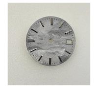 yaoqijie Quadrante dell'orologio da 28,5 mm for movimento NH35 Quadrante dell'orologio meccanico Modello stampato in 3D Mare di nuvole Nessun quadrante luminoso Accessori lasting(Grey White)