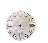 yaoqijie Quadrante dell'orologio Super Green fosforescente con calendario singolo da 29 mm c3 for montaggio di parti di quadranti dell'orologio con movimento automatico NH35 NH36 lasting(WZ-N-205)