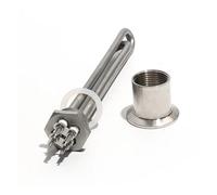 yaoqijie Riscaldatori tubolari DN25 da 1 pollice 12/24/48 V 300/600 W 200 mm Elemento riscaldante for scaldabagno solare/serbatoio in acciaio inossidabile 304 lasting(Grey,12V_600W)