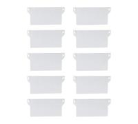 yaoqijie Set di 10 piastre di base in plastica, accessori for lamelle inferiori for tende verticali bianche lasting