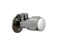 yaoqijie Valvola di controllo dell'acqua con valvola angolare in ottone Tuqiu, valvola angolare dorata, valvola cromata for rubinetto del bagno, 1/2*1/2, valvole angolari nere in ottone lasting(Chrome