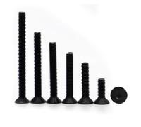 yaoqijie Vite a brugola DIN7991 M2 .5 M3 M4 M5 M6 M8 M10 M12 in acciaio nero grado 10.9 con esagono incassato e testa svasata piana lasting(45mm,M12 1pc)