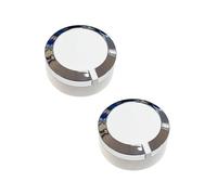 yaoqijie WE01X24552 Manopola di controllo del timer dell'asciugatrice di ricambio General Electric AP6026722, 4396547, PS11736611 lasting(White Silver 2Pcs)