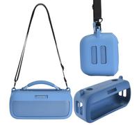 Yaowanguan Custodia in Silicone per Bose NUOVO Diffusore Portatile SoundLink Max,Soundlink Max Manicotto da Viaggio Portatile Borsa di Trasporto con Tracolla(Blu)