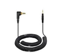Yaowanguan Sostituzione Cuffia Cavo per Technics EAH-DJ1200 & per Technics RP-DH1200,Cavo Audio a Molla con 6.35mm adattatore di connessione,Nero(3m/9.84piedi)