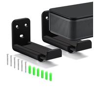 Yaowanguan Soundbar Staffa Montaggio Parete - Universale Altoparlante Staffa con Profondità Regolabile da 8,5 a 13,5cm, Capacità 20kg, Kit Hardware Incluso