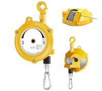 YAOYAOO Bilanciatore a Molla Retrattile, 1-3/3-5/5-9/9-15kg Sospensione Spring Balancer, Bilanciatore di Carico Multifunzionale con Cavo da 1,9 m per la Fabbrica Della Catena di Montaggio(3-5kg)