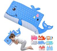 YAOZUP Cuscino Memory Foam Bambini,Cuscino Culla,Cuscino per Bambini con Federa,Ipoallergenico,Anti Acari,Cuscino per Bambini per Sonnellini per Ragazzi e Ragazze (3-10 Anni) (Balena blu)