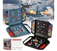 YAOZUP Gioco della Battaglia Navale, Gioco da Tavolo Classico in Formato Mini, Gioco di Strategia Affonda la Flotta per Bambini dai 4 Anni