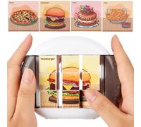 YAOZUP Puzzle Bambini 4 in 1, 9 Pezzi Puzzle 3D Ruotabile, Puzzle Montessori per Bambini, Puzzle per Bambini Puzzle Eegalo per Bambini da 2 3 4 5 6 (Veicoli speciali)