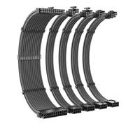 YAPAILANG Cavo splitter per scheda madre, cavo di prolunga in nylon intrecciato 24 pin PCIE 6 + 2 pin 4 + 4 pin