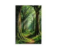 YAPING Green Forest Under The Sun Modern Home Kitchen Dormitory Kids Room Mural 60 x 90 cm