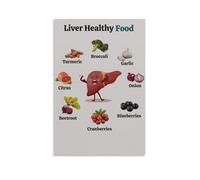 YAPING Liver Health Foods Canvas Print 20 x 30 pollici (50 x 75 cm)