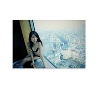YAPING Sexy Asian Model Girl Sitting by The Window Bedroom 08 x 12 pollici (20 x 30 cm)