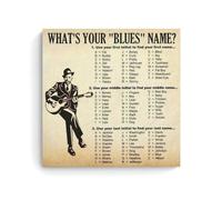 YAPING What Is Your Stage Name in The Blues Porch, 40 x 40 cm