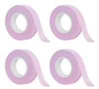 YAPKOLV 4 Rotoli Autocolante, Adatto per la Pelle Chirurgico Microporoso, Respirante & Flessibile per la Cura delle Ferite, Sport, Estensione Ciglia (1,25cm x 9,14m)