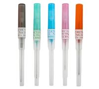 YAPKOLV 5 Pezzi Aghi per Orecchio e Naso, Cannule per Accessori Piercing, Cannula in Acciaio Chirurgico, Kit con Ricevitore per Aghi Piercing, per Labbro, Pancia, Lingua, Capezzolo, Cartilagine