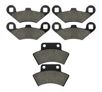 YAQEMOE Pastiglie Freno Moto Compatibile con Polaris per 425 per Magnum 2x4/4x4 1995 1996 1997 1998 Accessori per Moto Pastiglie Freno Anteriori E Posteriori Pastiglie Freno per Moto