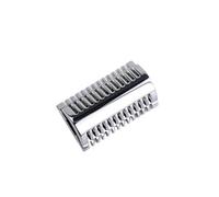 YAQI 316 Acciaio Inossidabile Lucidato Compatibile Con La Testina Del Rasoio Di Sicurezza Mellon Con Lama Da 0,40 Mm, Strumento Di Rasatura Di Precisione For Barbiere (33 G)