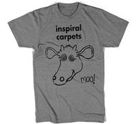 YAQINUO Inspiral Carpets T Shirt Madchester Happy Mondays Grey 3XL
