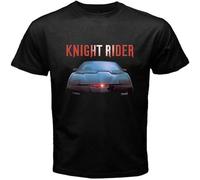 YAQINUO Lead Knight Rider Retro Movie TV Show Men's T Shirt Black XL