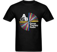 YAQINUO Men's Customized Adult Above And Beyond Group Therapy O Neck T Shirt Black XL