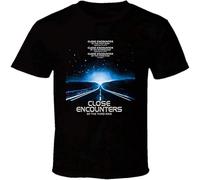 YAQINUO Realm Close Encounters of The Third Kind Movie T Shirt Black XXL