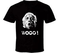 YAQINUO RIC Flair Woo Wrestling Star Nature Boy Men's T Shirt Tee Black L