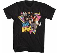YAQINUO Saved by The Bell Group Triangles T Shirt Black S