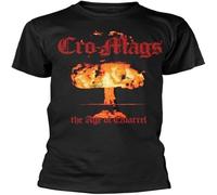 YAQINUO The Age of Quarrel by Cro MAGS T Shirt Black XXL