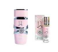 Yara Arab Eau de Parfum Pack - 100 ml Spray + 10 ml Roll-On per donna | Profumo Orientale Made in Dubai | Fragranza elegante e duratura
