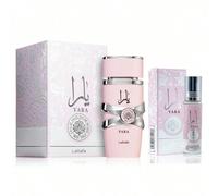 YARA Eau de parfum da donna 100 ml - Lattafa (disponibili 3 formati) Yara Eau de Parfum (100ml)- Note di testa: eliotropio, mandarino, orchidea - Note di cuore: fiori, frutti tropicali - Note di fondo