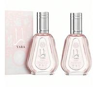 Yara Eau de Parfum da donna 50 ml Note di testa: note fruttateNote di cuore: rosa, gelsominoNote di fondo: muschio, ambra, vaniglia, cedroTipo di fragranza: orientale, fruttata, legnosa, muschiataViag