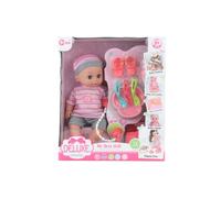 YARA la mia prima bambola - bebè con suoni e funzione pipì 28 cm con accessori
