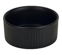 Yara - Mini pirofila da forno, diametro 122 mm, 6 pezzi, colore: Nero