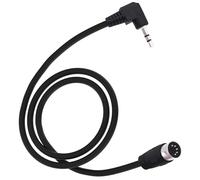 YARCHONN 5 Pin MIDI DIN cavo a 90 gradi 1/8 pollici 3.5mm TRS maschio Stereo Angolo Retto Jack Plug Cavo Audio per Altoparlante Amplificatore HiFi Soundsystems-1.5M /4.9FT (TRS to Midi Maschio)