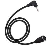 YARCHONN 5 Pin MIDI DIN cavo a 90 gradi 1/8 pollici 3.5mm TRS maschio Stereo Angolo Retto Jack Plug Cavo Audio per Altoparlante Amplificatore HiFi Soundsystems-1.5M /4.9FT (TRS to Midi Femmina)