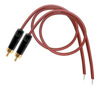 YARCHONN Cavo per altoparlante RCA, cavo pigtail a spina RCA, adattatore da 1,64 m, con estremità aperta per dispositivi audio, 2 pezzi