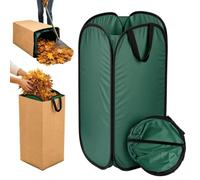 Yard Bag Funnel - Foldable Leaf Bag Holder With Handles